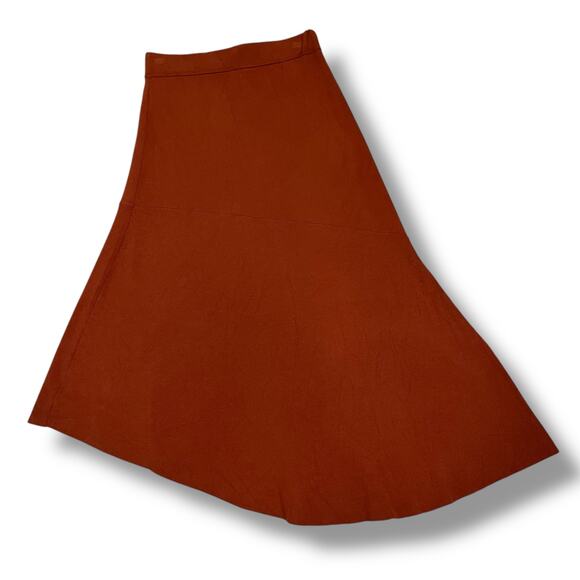 House of Harlow 1960 asymmetrical rust sweater skirt - Picture 5 of 6